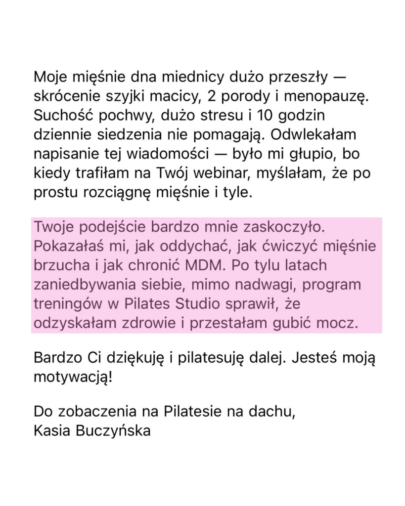 mdm pilates studio online opinie