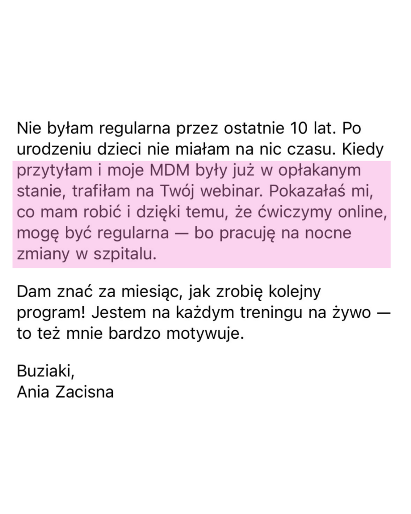 Opinie o treningach na mięśnia dna miednicy