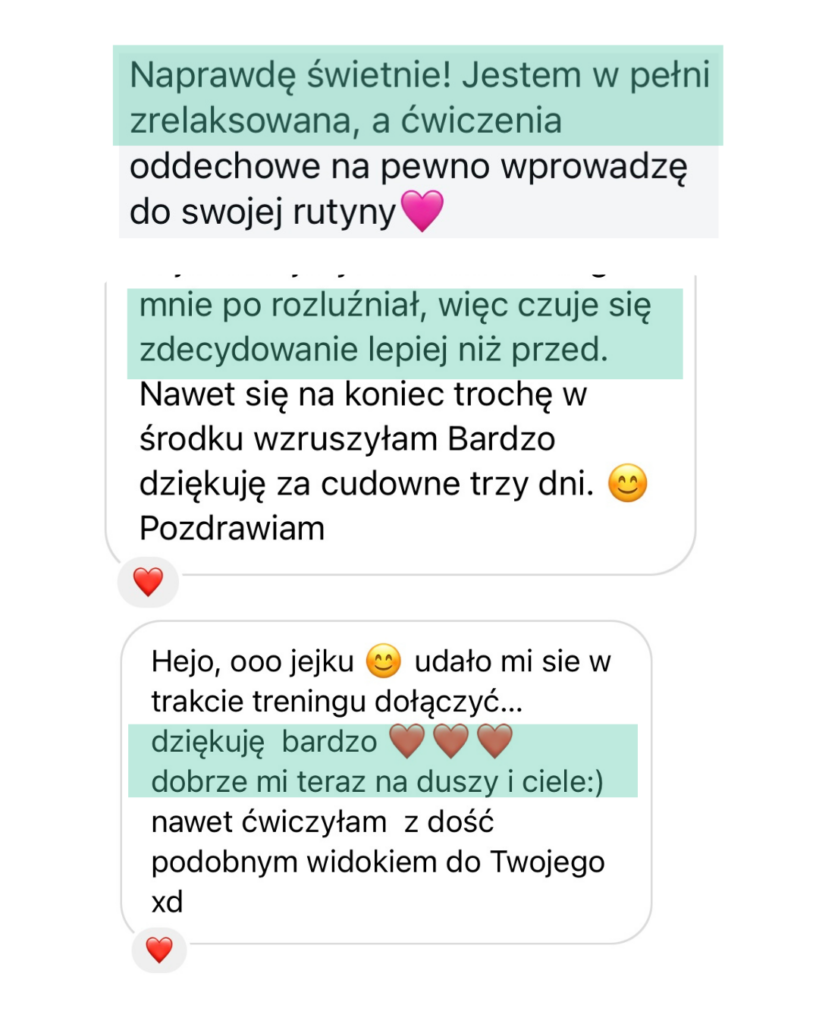 Opinie o wyzwaniu pilates na stres