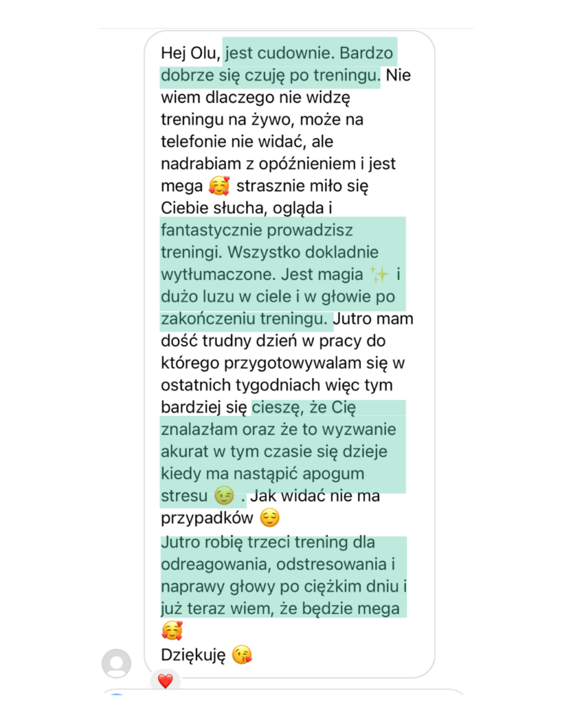 Opinie o wyzwaniu pilates na stres